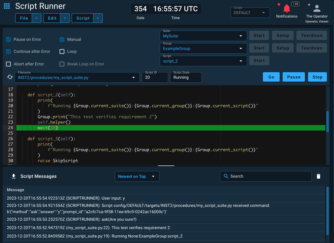 Script Runner